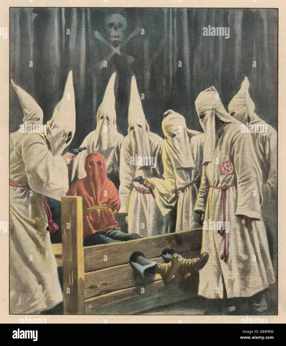 Ku Klux Klan Joke Stock Photo