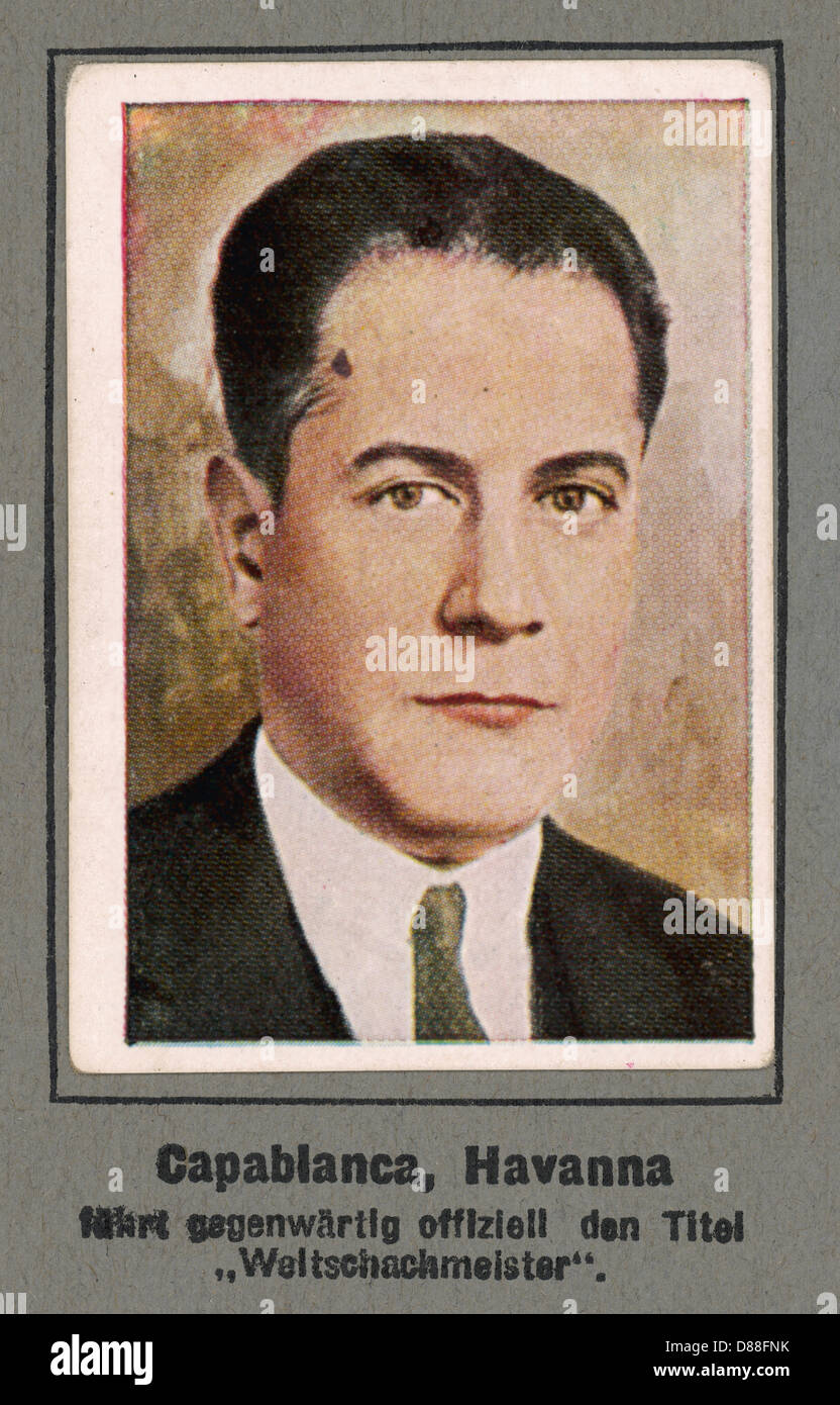 Capablanca alekhine Black and White Stock Photos & Images - Alamy