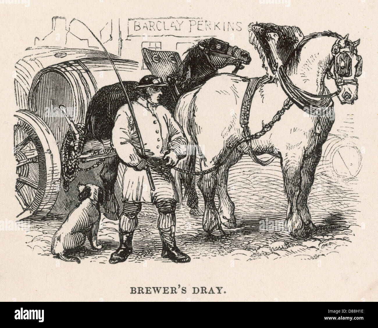 Brewers dray hires stock photography and images Alamy