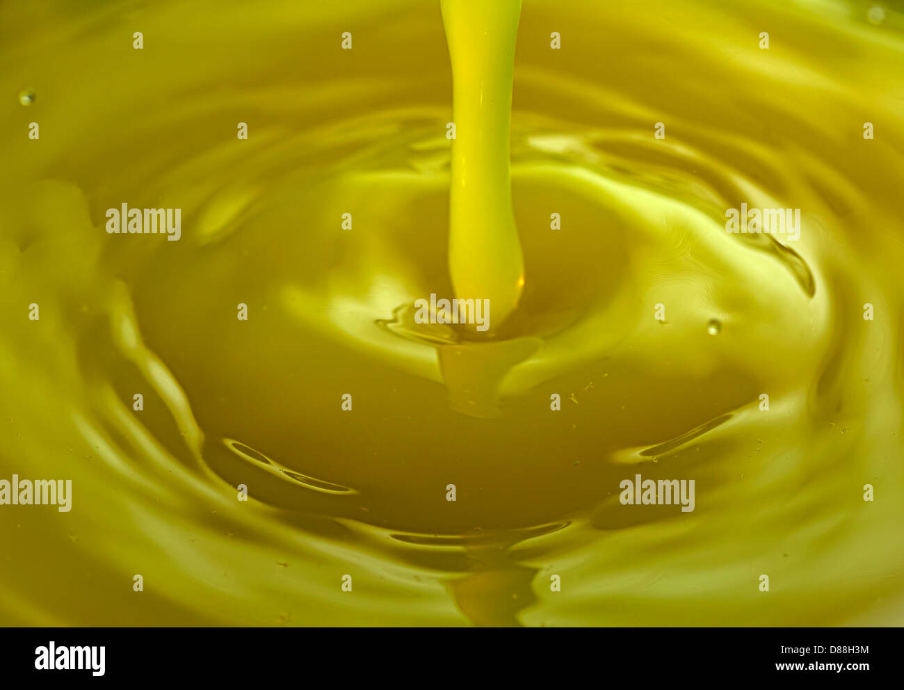 Abstract of Water Drops and droplets, Yellow Liquid , Copy Space, High