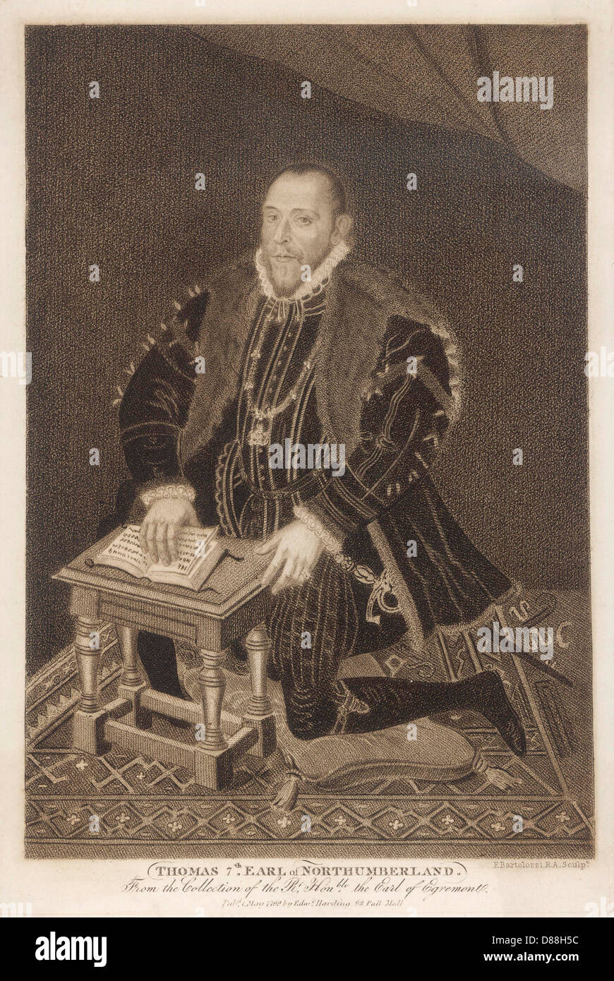 THOMAS PERCY/ 1528-1576 Stock Photo