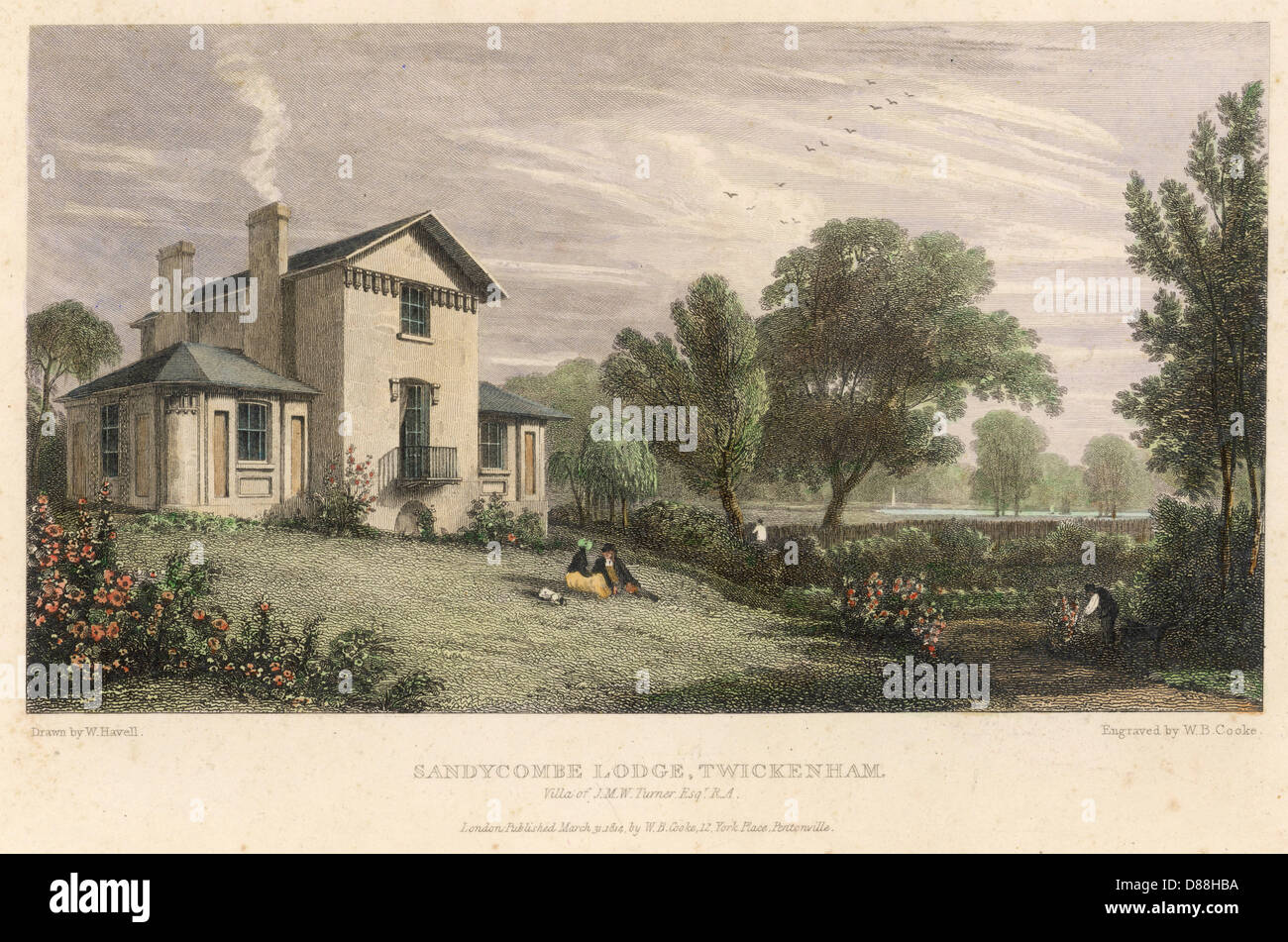 Turner's home Lodge Twickenham, Surrey Stock Photo Alamy