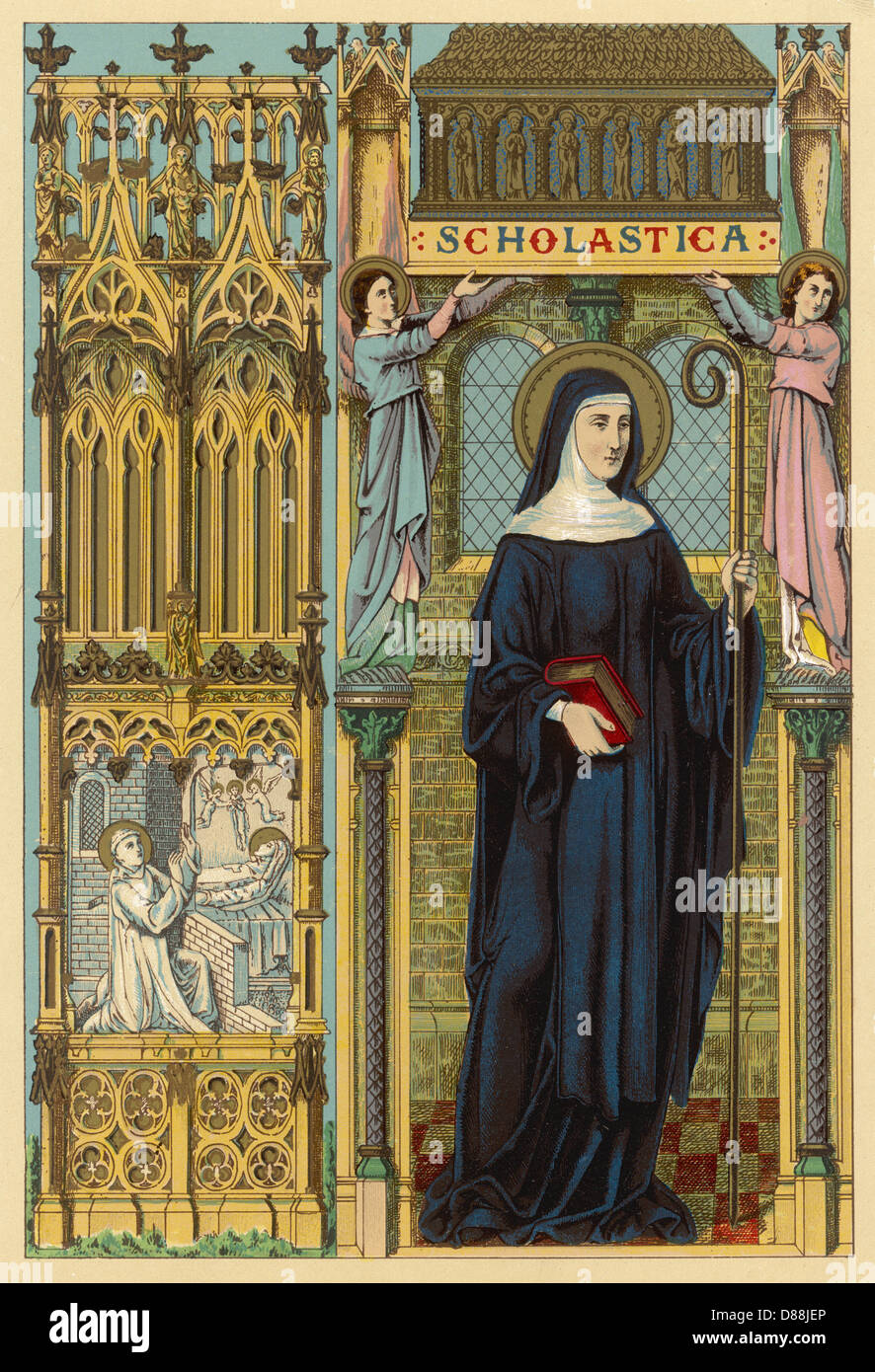 The Life Story of St. Scholastica, Story of Saint Scholastica