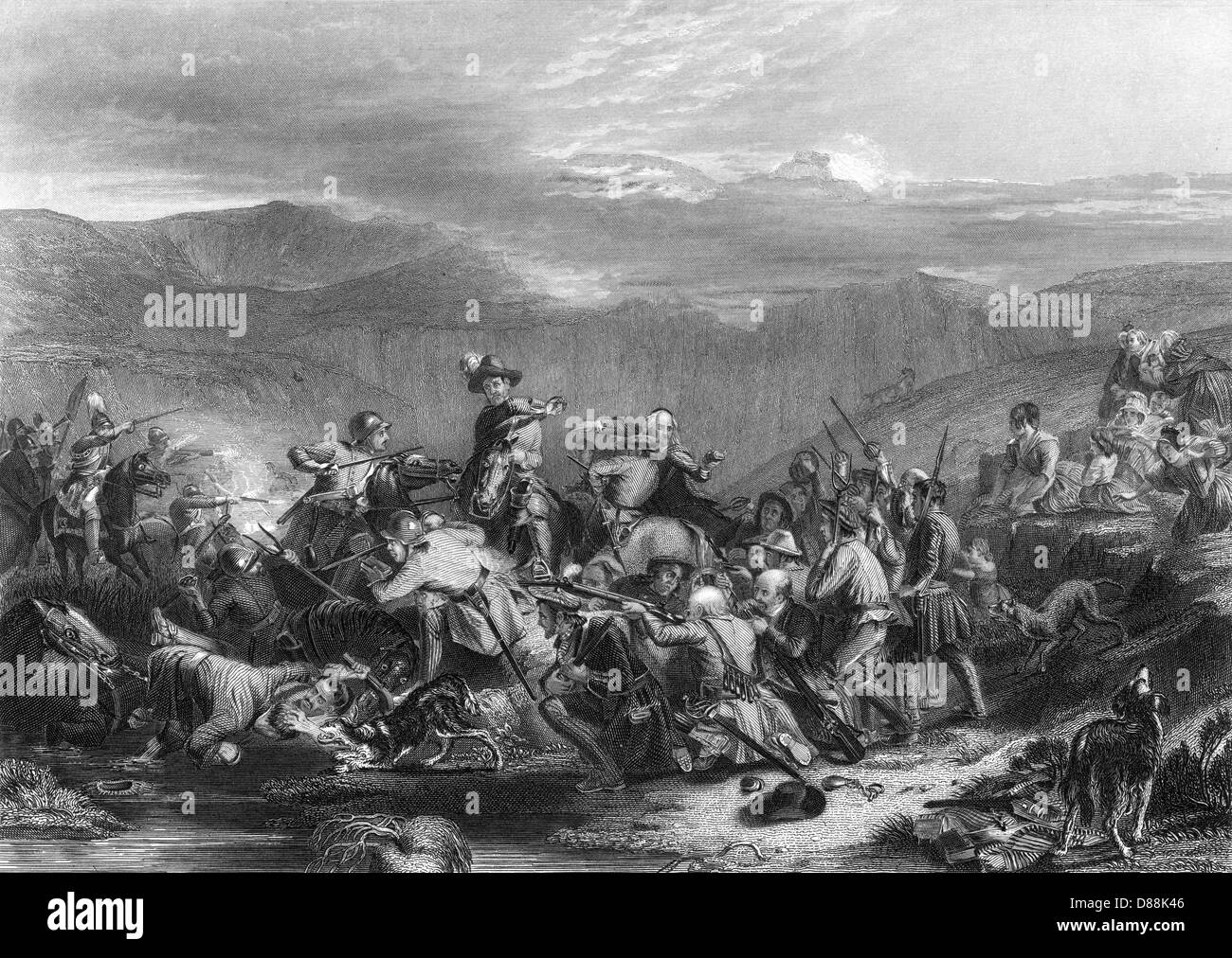 Battle of Drumclog Stock Photo