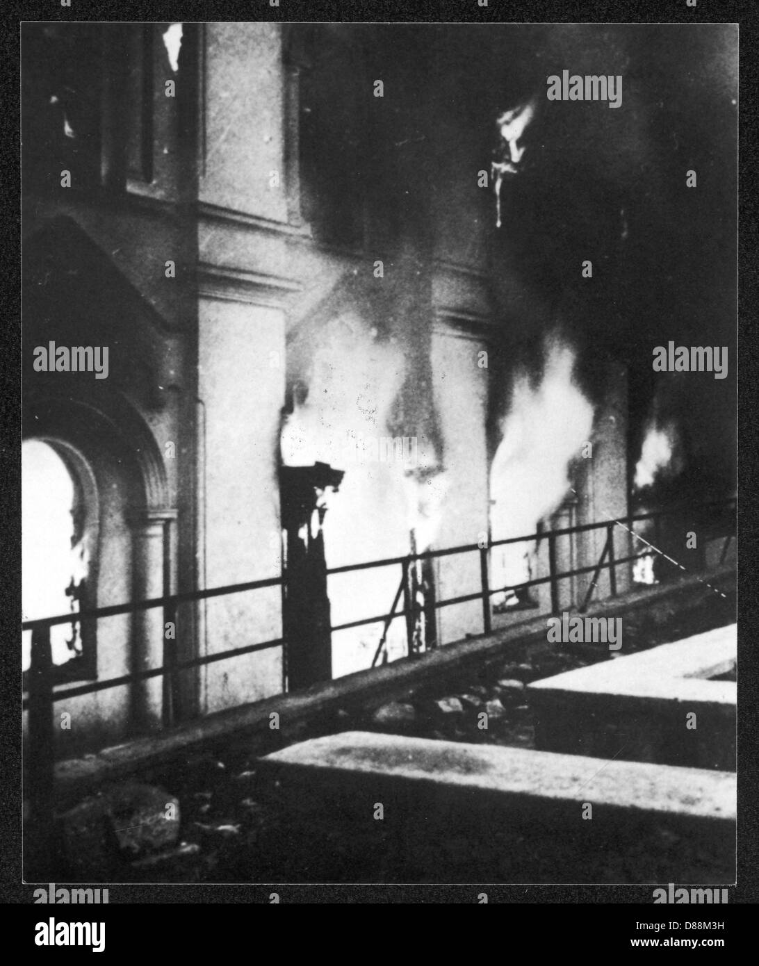 Kristallnacht 11.1938 Stock Photo