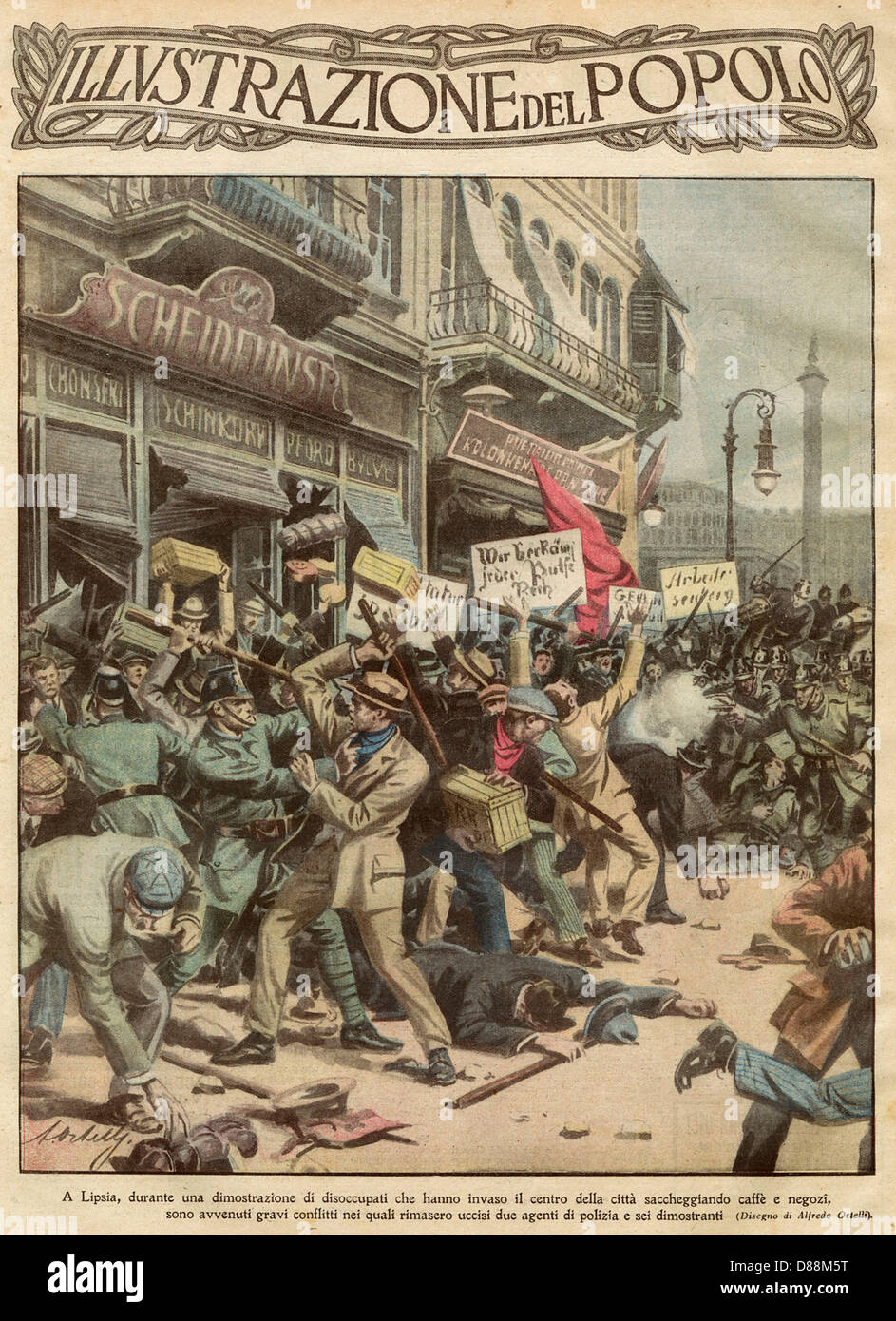 LOOTING IN LEIPZIG/1923 Stock Photo Alamy