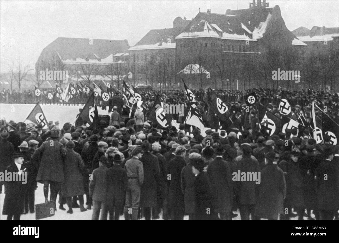 Hitler Putsch 1923 Stock Photo