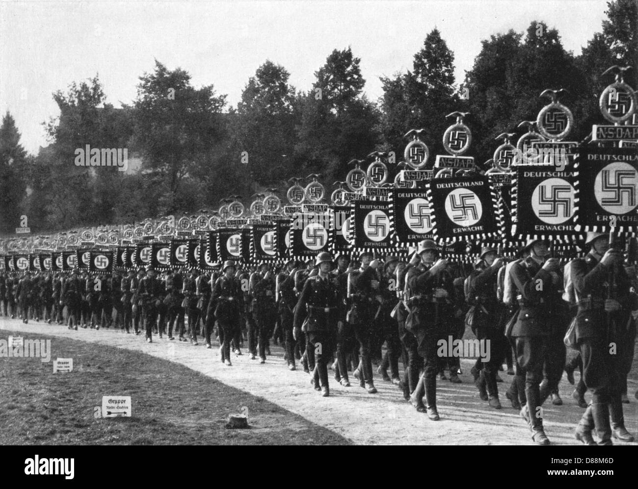 Nuremberg Rally - 1933 Stock Photo
