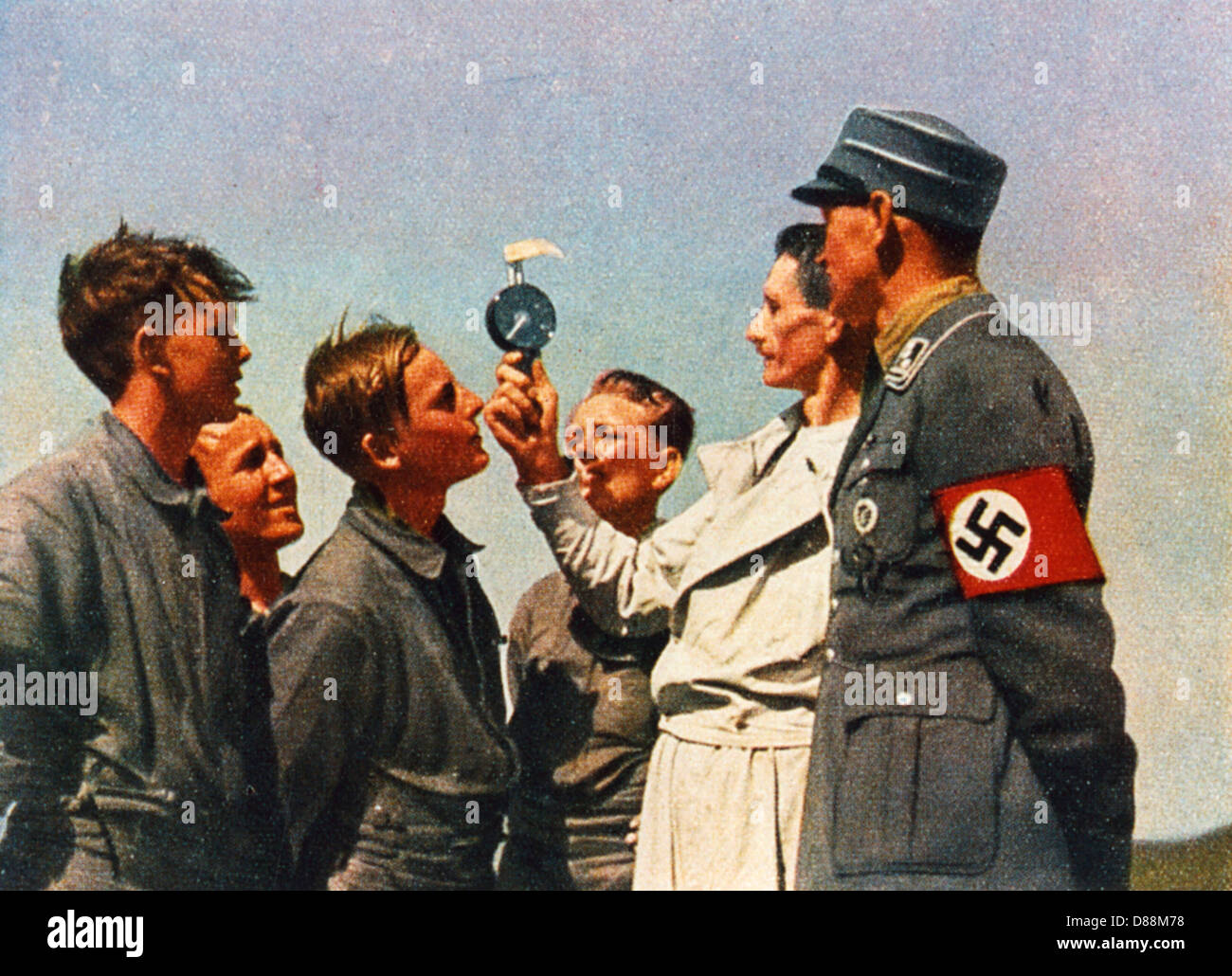 HITLER-JUGEND TRAINED Stock Photo