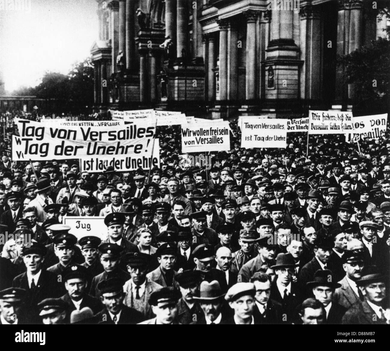 DEMONSTRATION 1933 Stock Photo