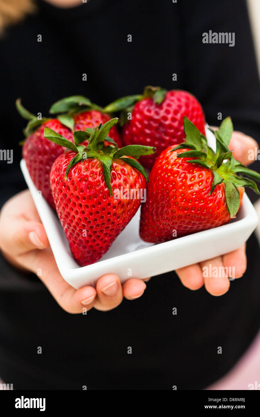 Holding Up Four Fingers High Resolution Stock Photography and Images ...