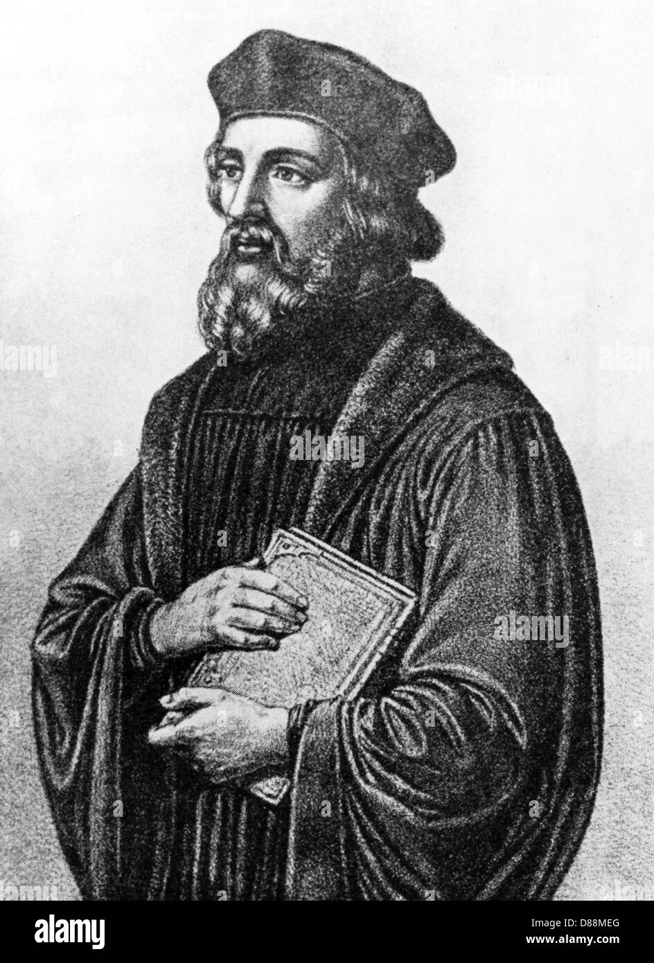 Jan Hus With Book Stock Photo: 56740056 - Alamy