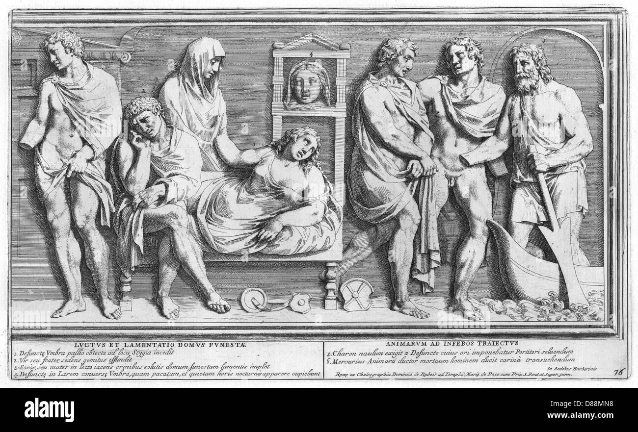 ROMAN HUSBAND DIES Stock Photo - Alamy