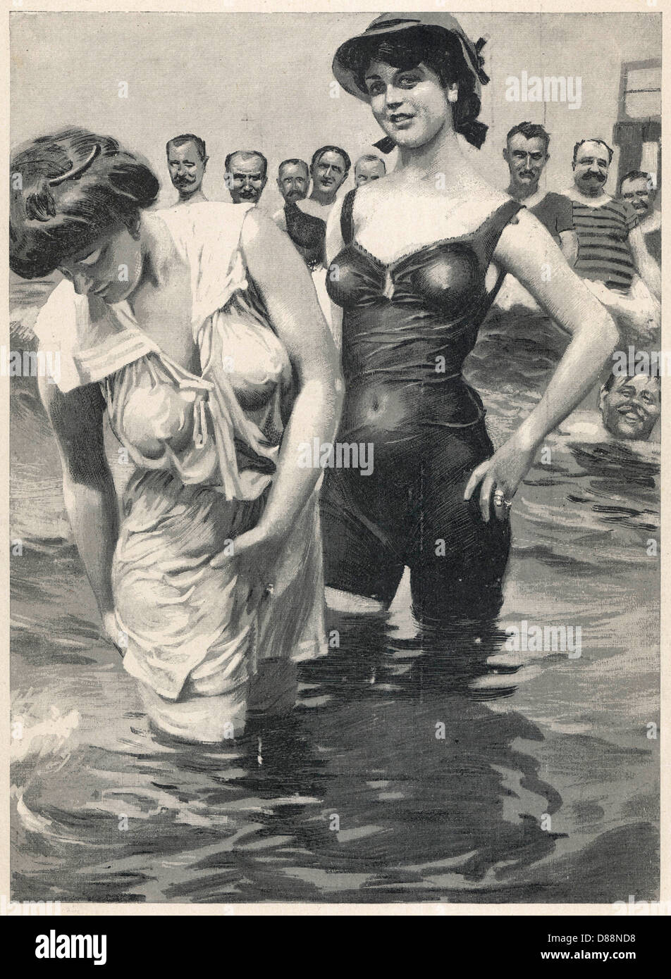 Edwardian cheap swimming costumes