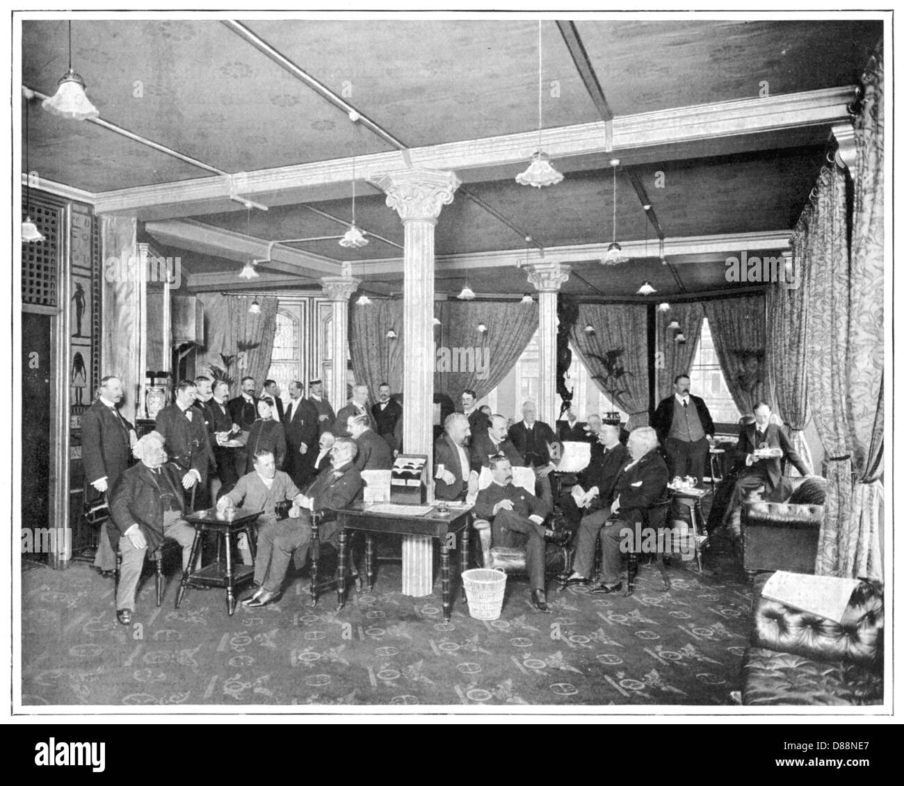 ECCENTIC CLUB/1900 Stock Photo