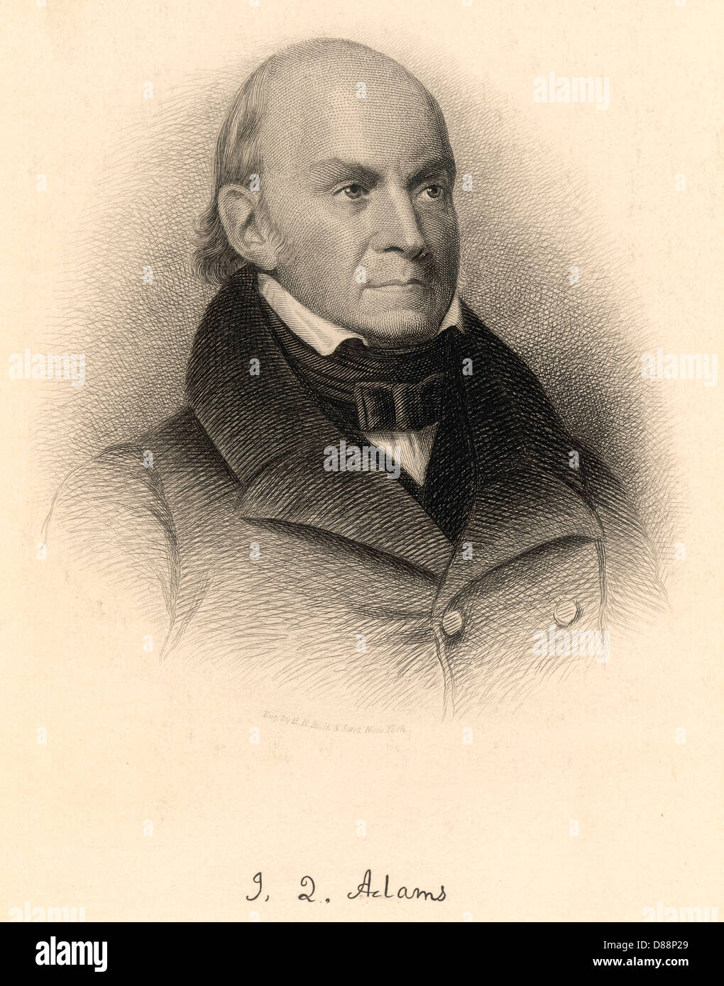 JOHN QUINCY ADAMS Stock Photo