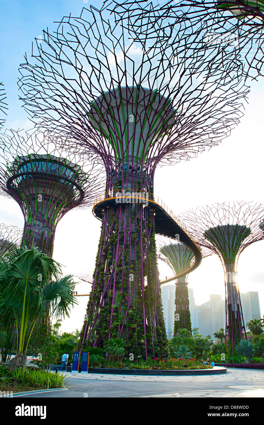 Gardens by the Bay was crowned World Building of the Year at the World Architecture Festival 2012 Stock Photo