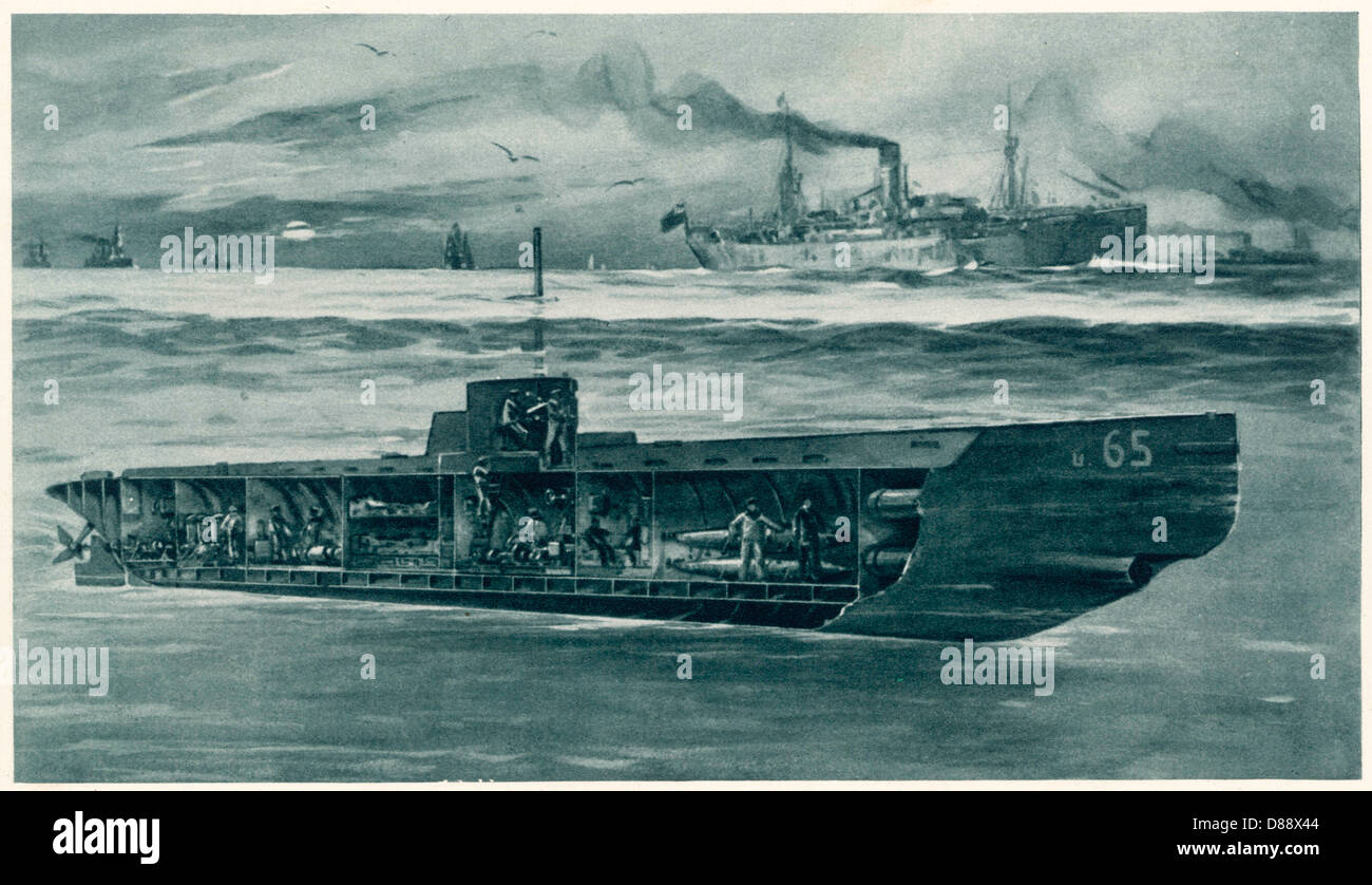 U Boats Cutaway Stock Photo: 56744468 - Alamy interior german u boat diagram 