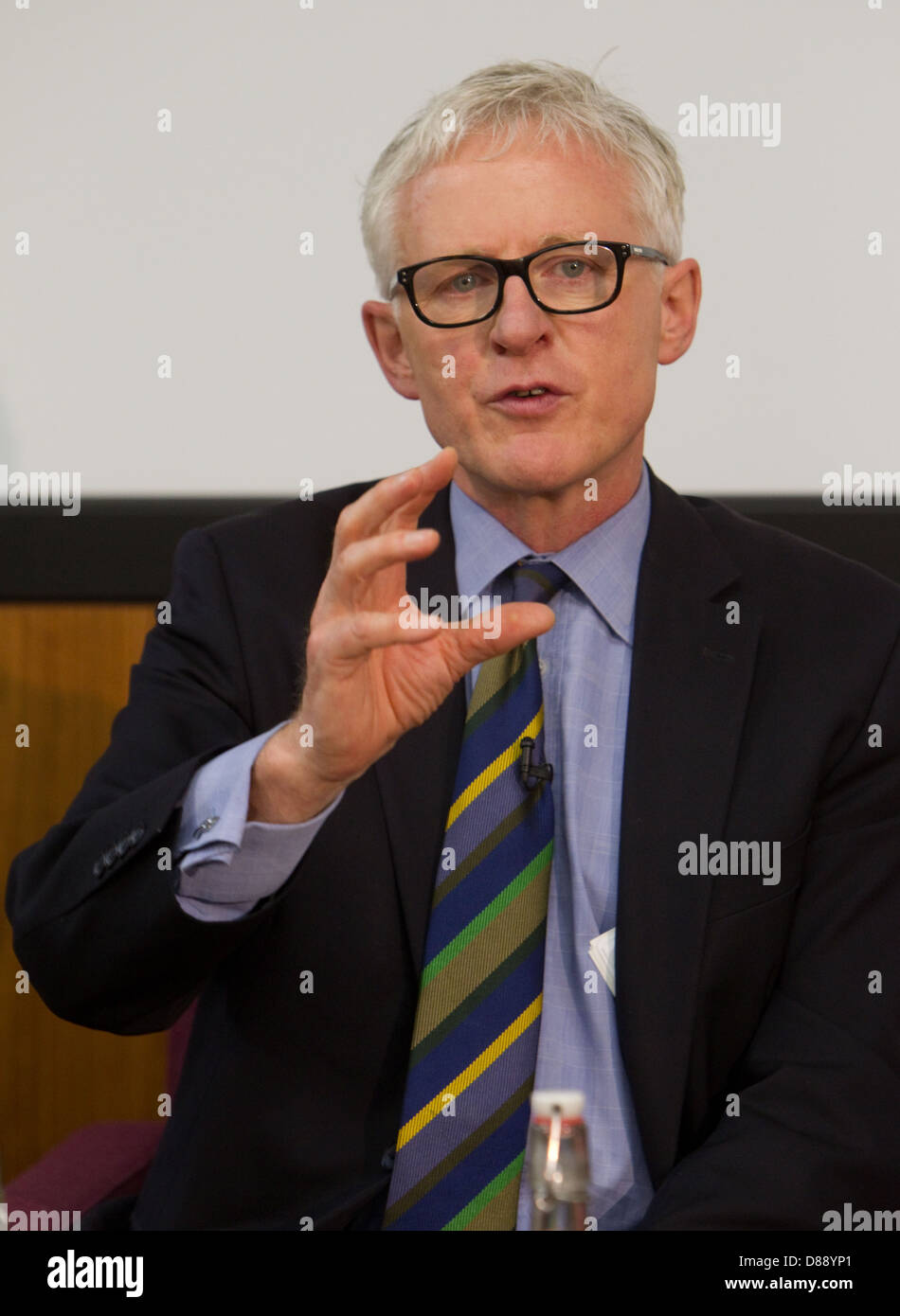 Norman Lamb,Lib Dem MP North Norfolk,  Minister of state for care and support at the King's Fund in Cavendish Square Stock Photo