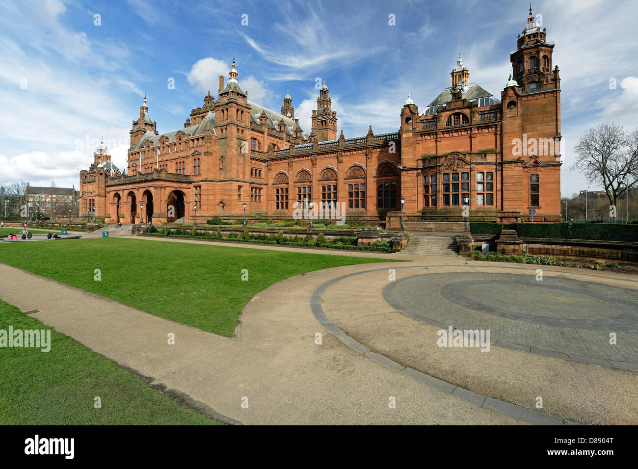 Kelvingrove Art Gallery and Museum in Glasgow, Scotland, UK Stock Photo