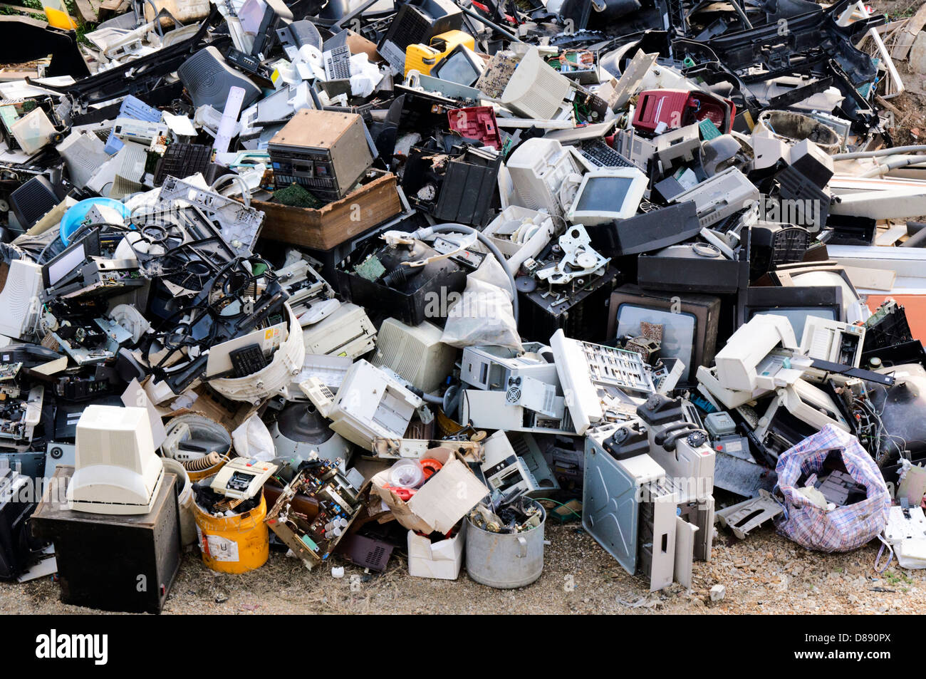 Electronic waste ready for recycling Stock Photo Alamy
