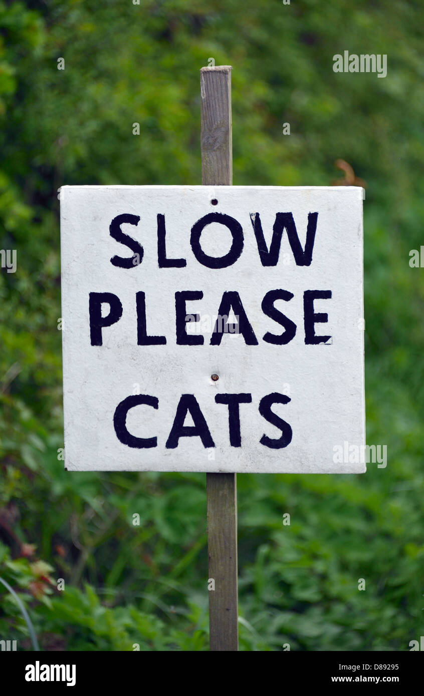 Cats sign hires stock photography and images Alamy