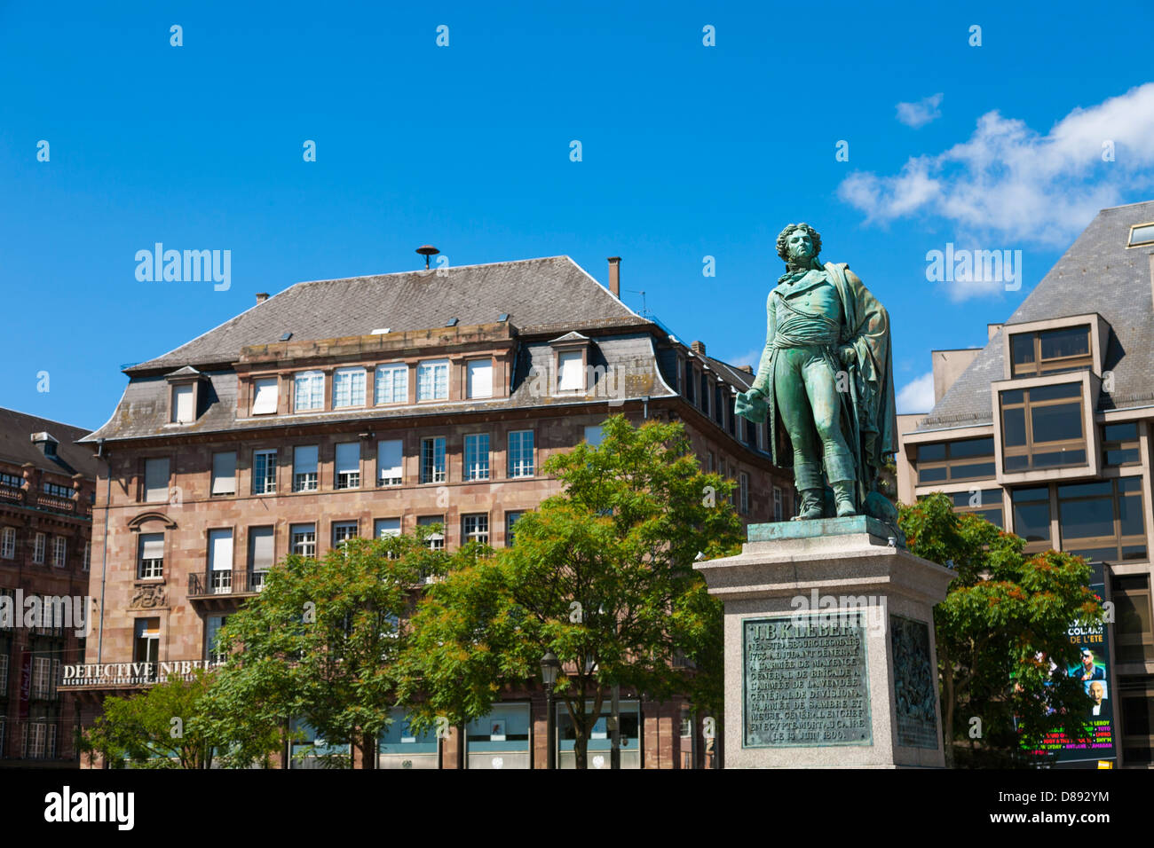 Kleber Monument on Place Kleber square Strasbourg, Alsace, France Stock Photo