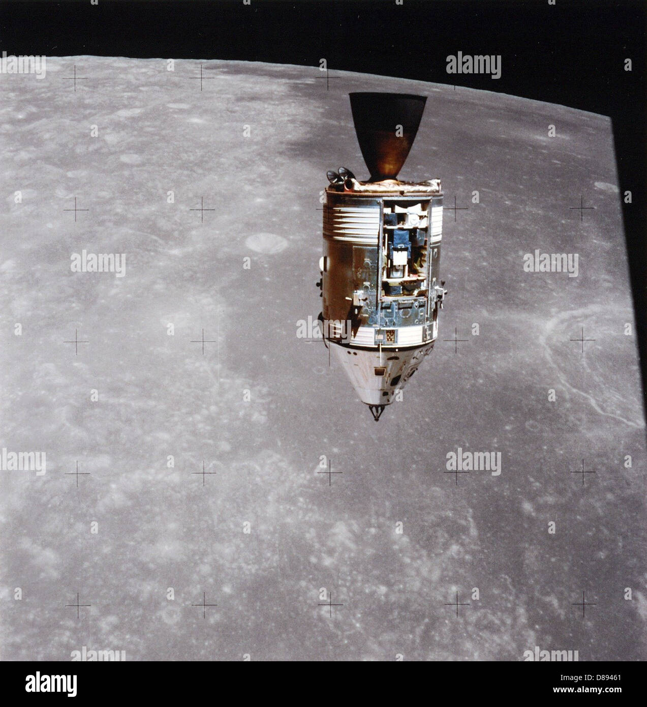 Apollo 15’s CSM Endeavour performed rendezvous maneuvers with the Lunar ...