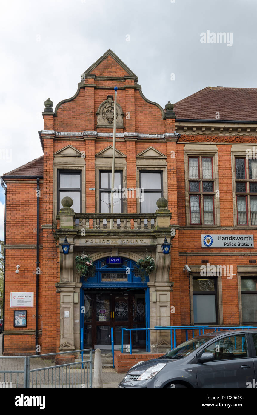 Thornhill Road Police Station in Handsworth, Birmingham Stock Photo