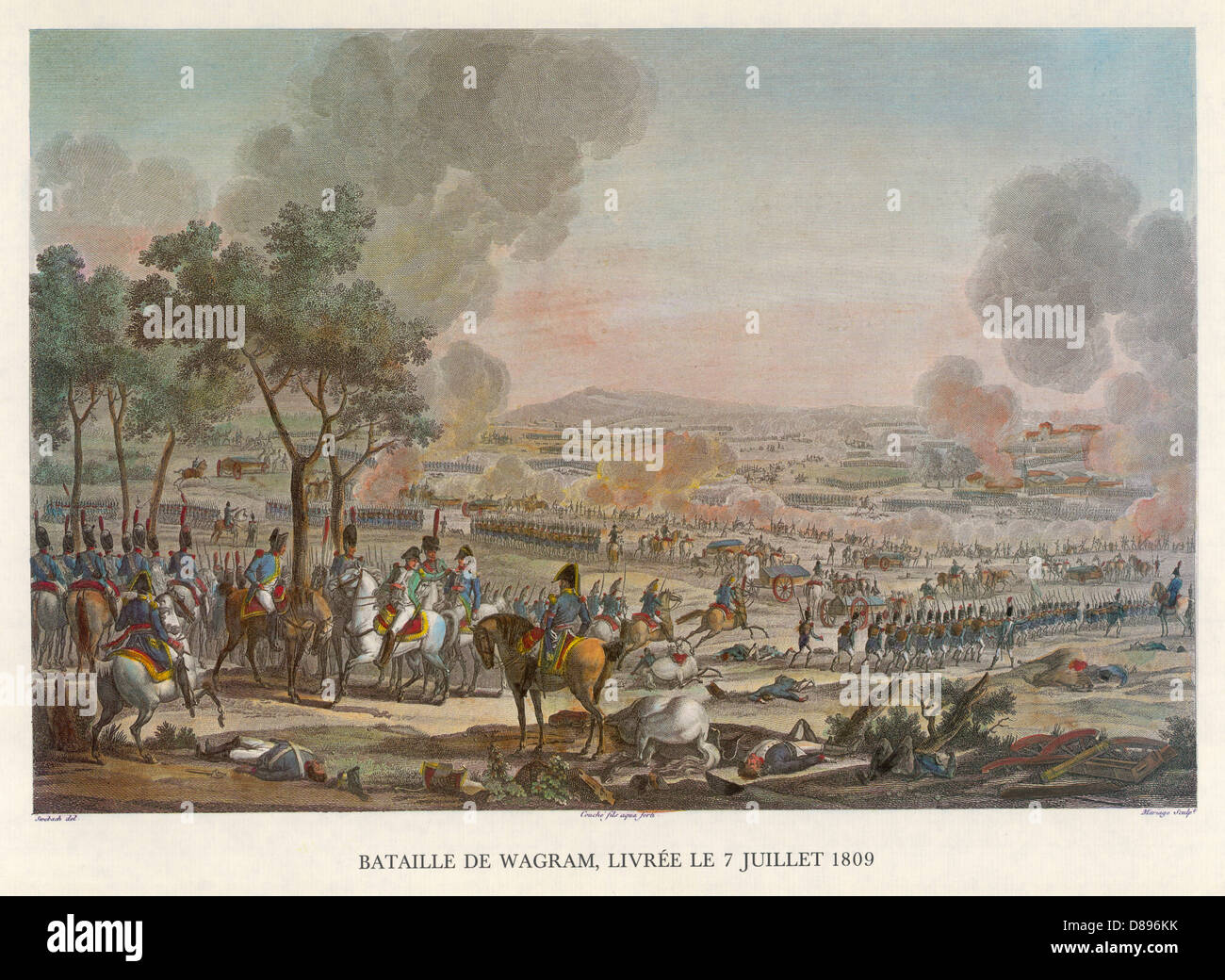 BATTLE OF WAGRAM Stock Photo