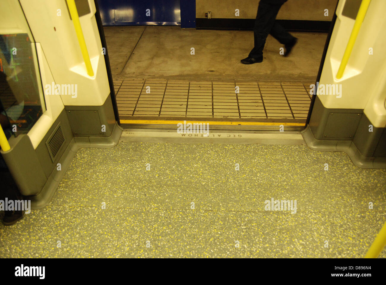 An underground train Stock Photo - Alamy
