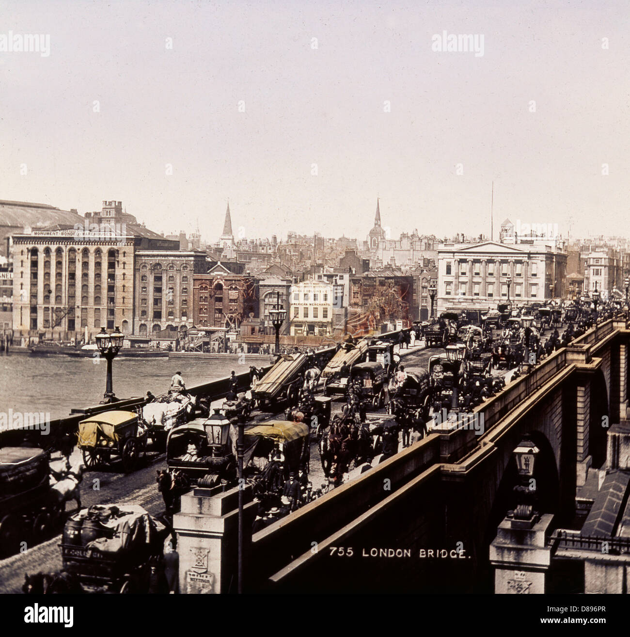 LONDON BRIDGE/LATE 19C Stock Photo - Alamy