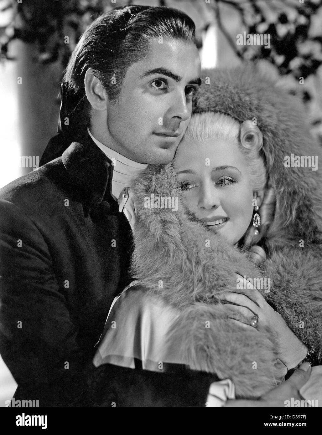 MARIE ANTOINETTE 1938 MGM film  with Norma Shearer and Tyrone Power Stock Photo