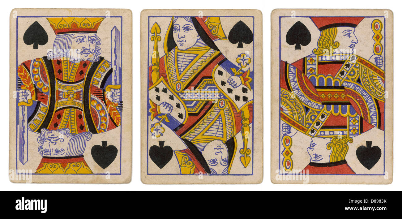 KING, QUEEN, KNAVE Stock Photo Alamy