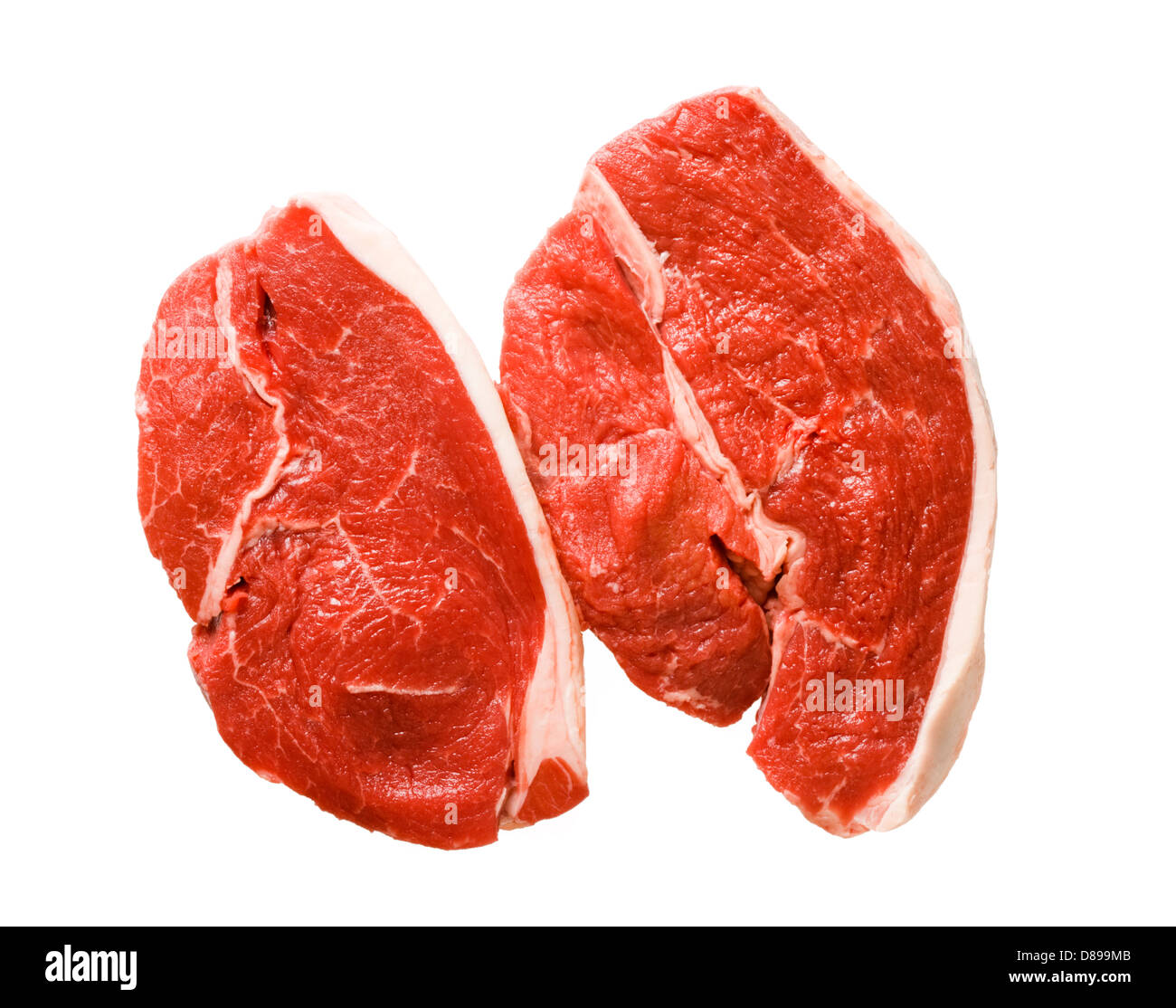 Beef, rump steaks. Stock Photo