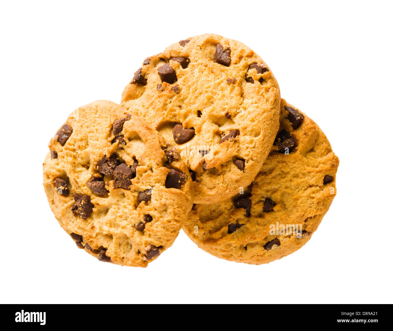 Chocolate chip cookies. Stock Photo