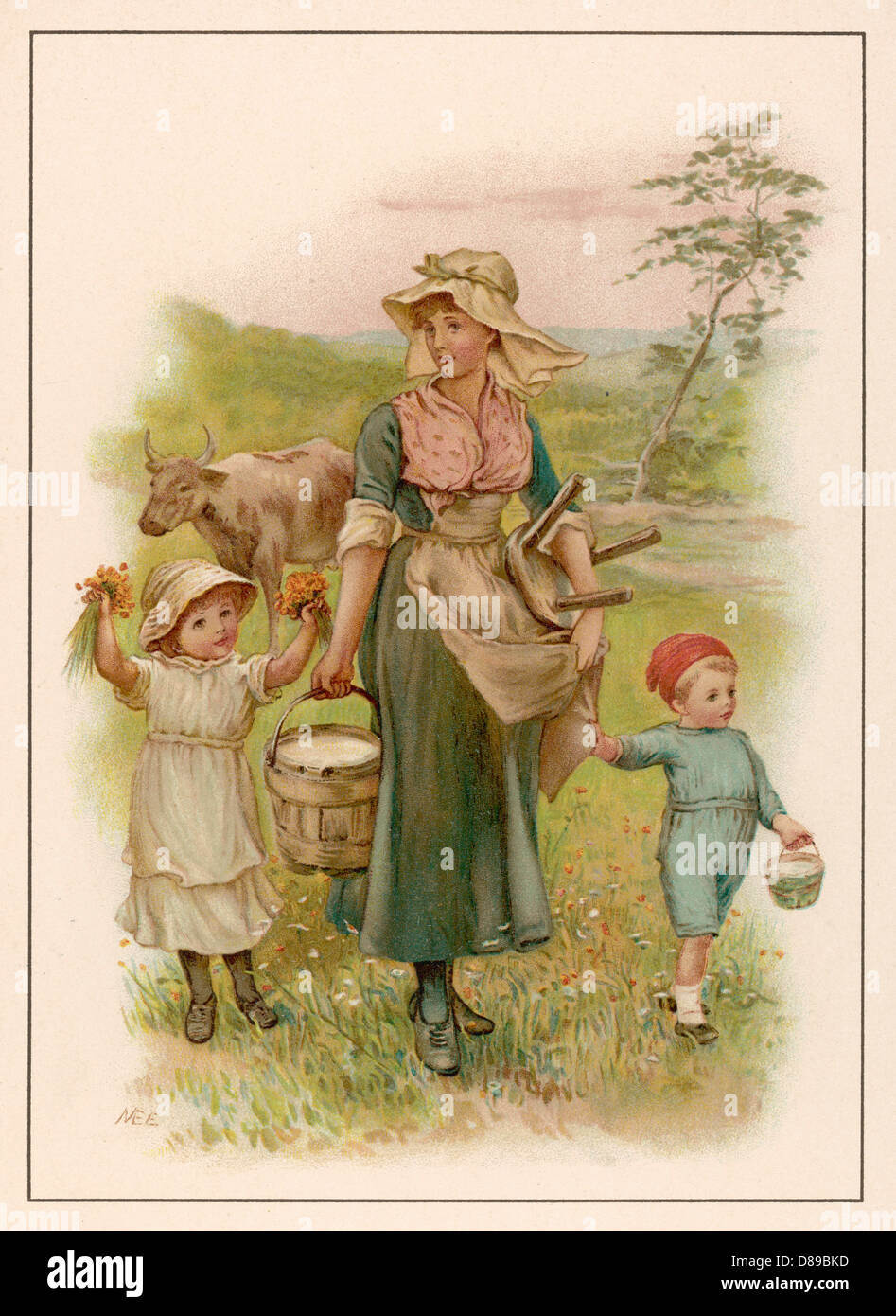 Social milkmaid hi-res stock photography and images - Alamy
