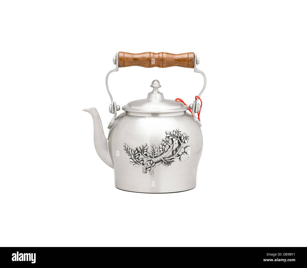 A small pewter teapot in Chinese style Stock Photo Alamy