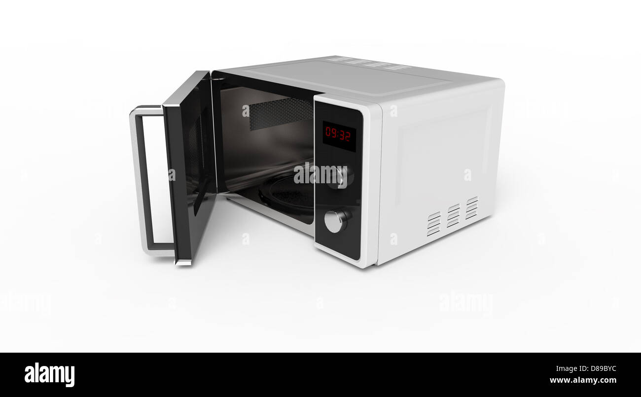 microwave 3D Stock Photo