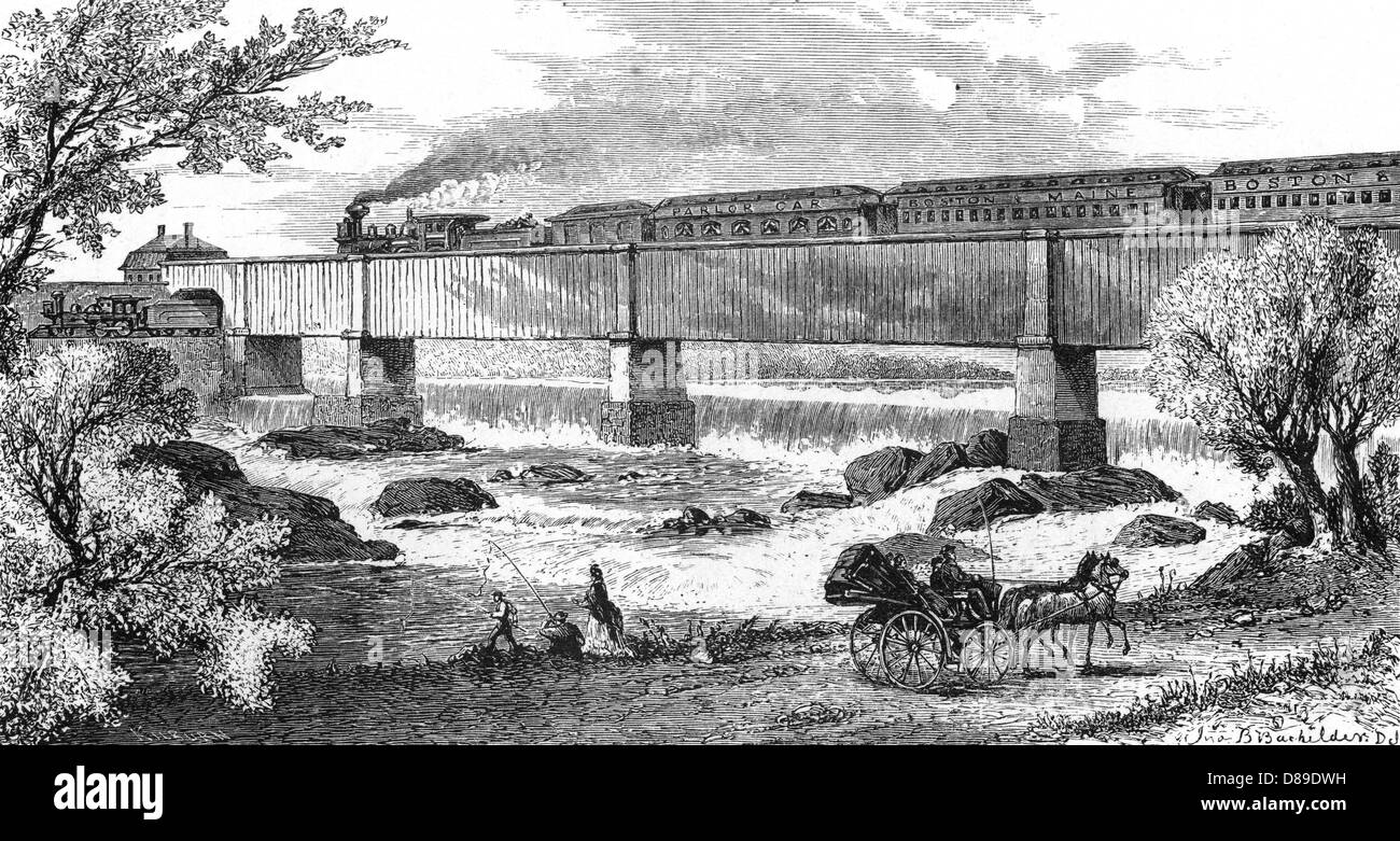 SALMON FALLS, NH Stock Photo Alamy