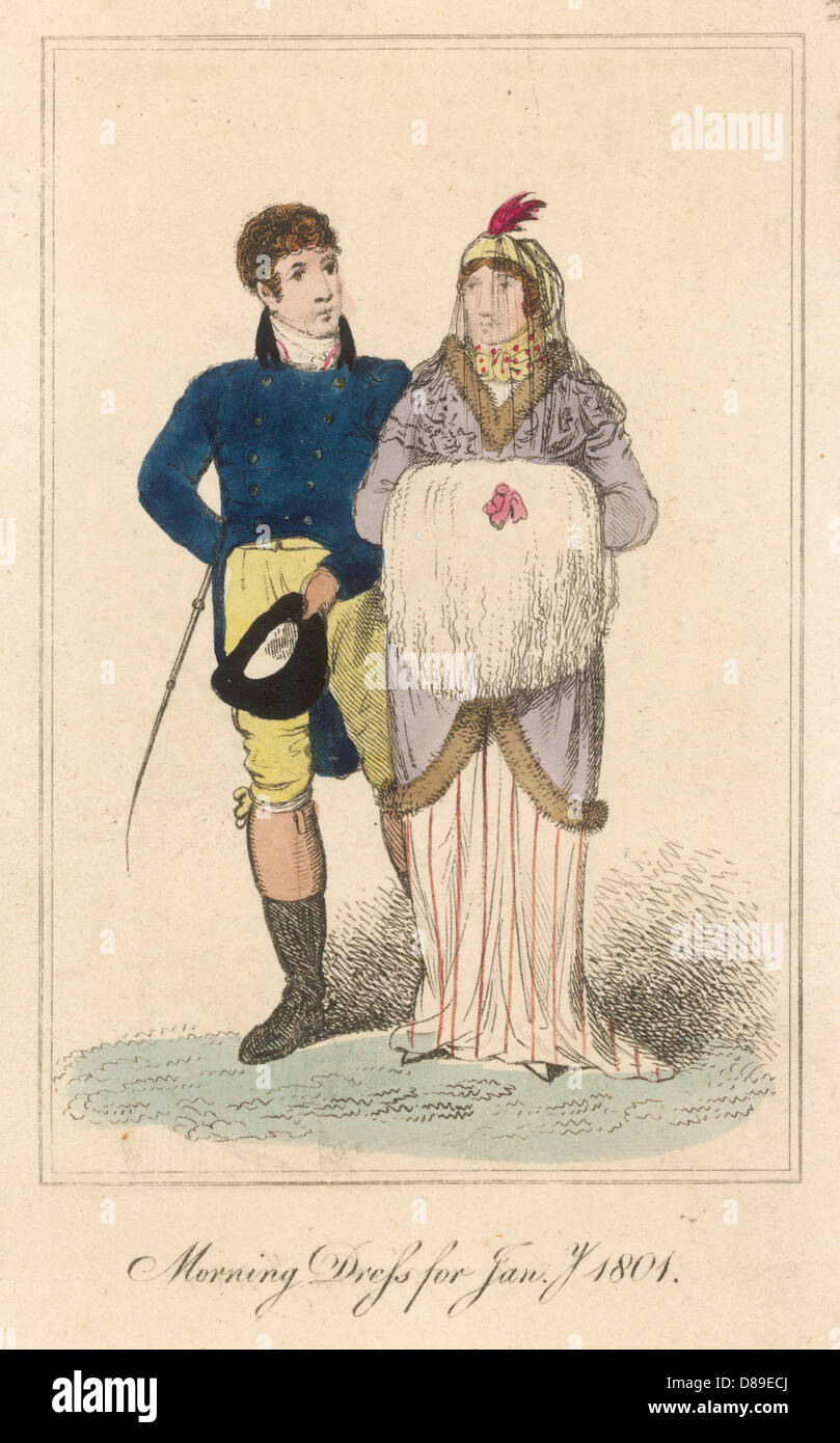 Morning Dress for 1801 Stock Photo - Alamy