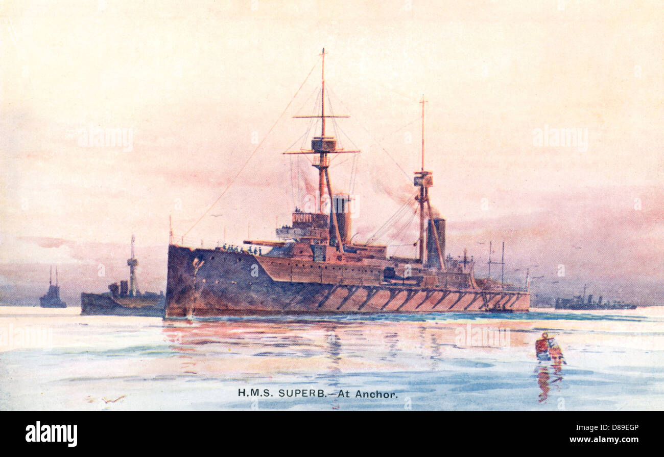 Hms Superb Stock Photo Alamy