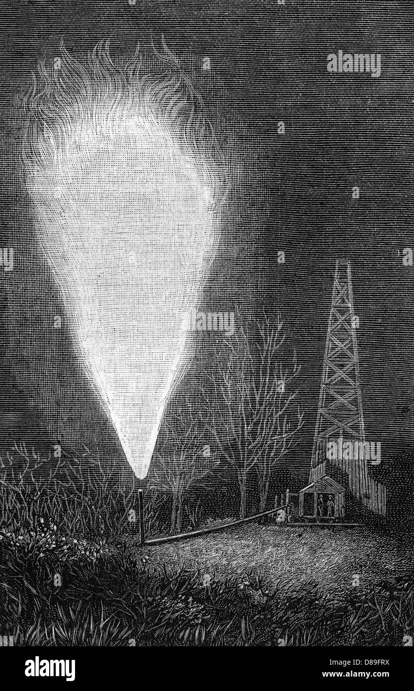 Natural Gas Springs Usa Stock Photo Alamy