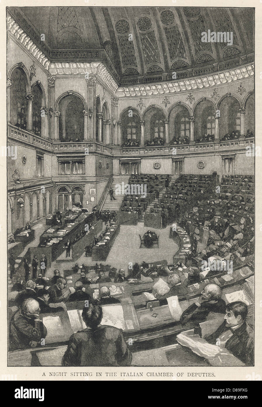 CHAMBER OF DEPUTIES/ROME Stock Photo Alamy