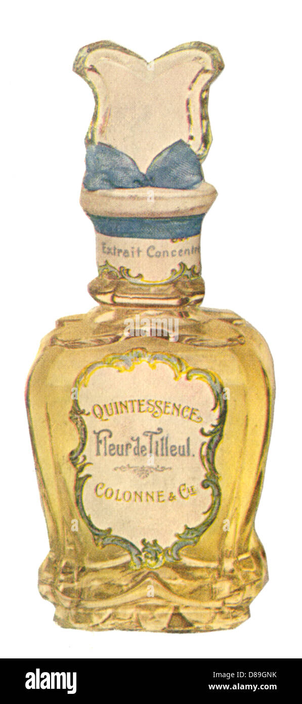 Perfume Bottle - circa 1900 Stock Photo
