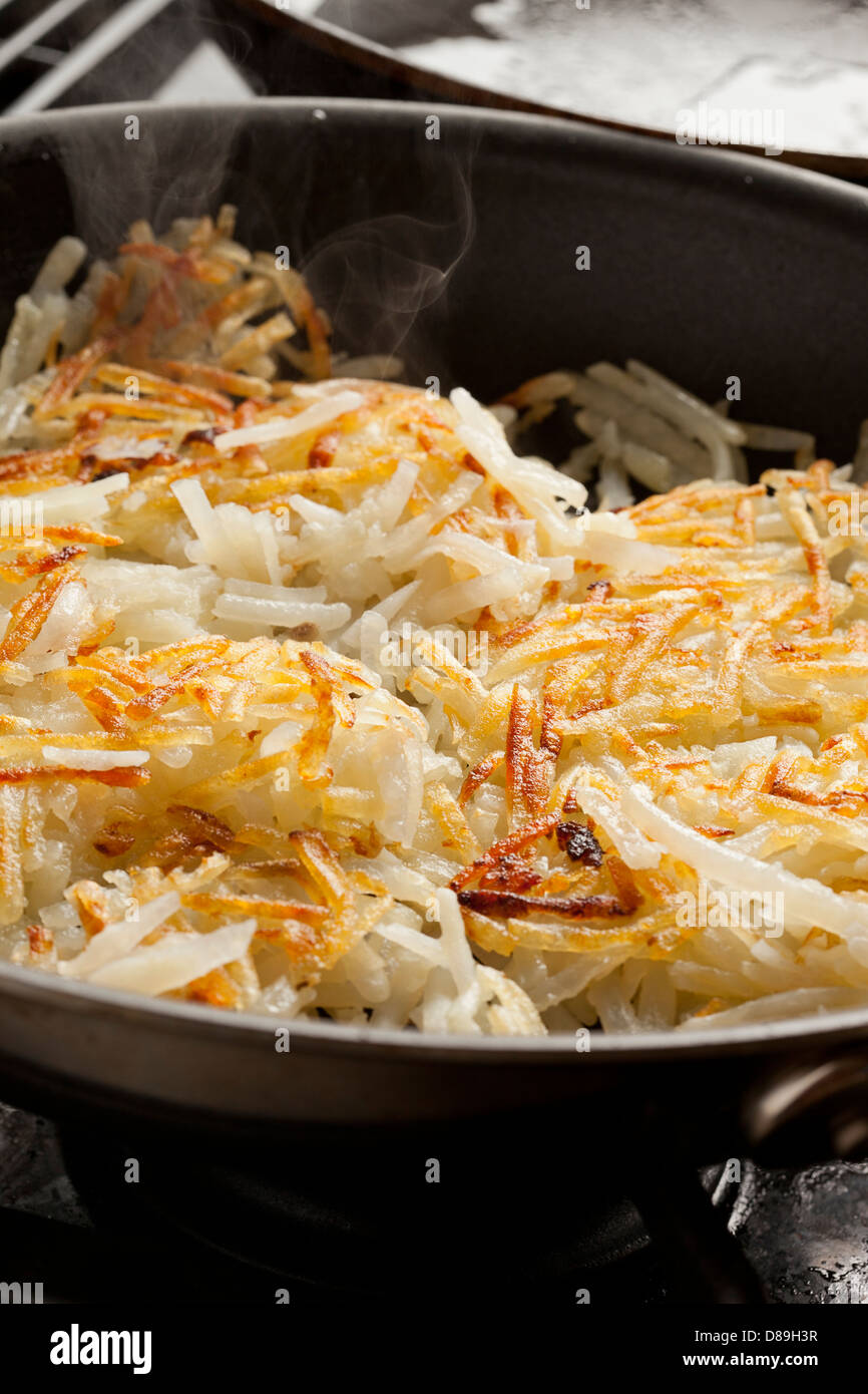 Fresh Homemade Hash Browns to eat for breakfast Stock Photo - Alamy
