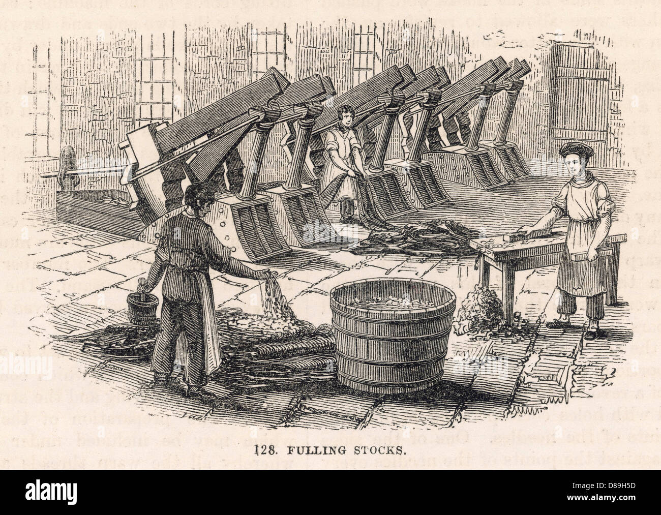 Cotton Fulling Stocks Stock Photo Alamy