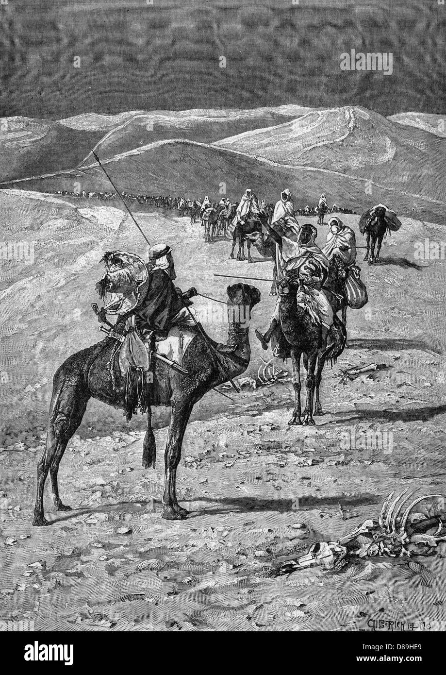 Camel caravan Black and White Stock Photos & Images - Alamy