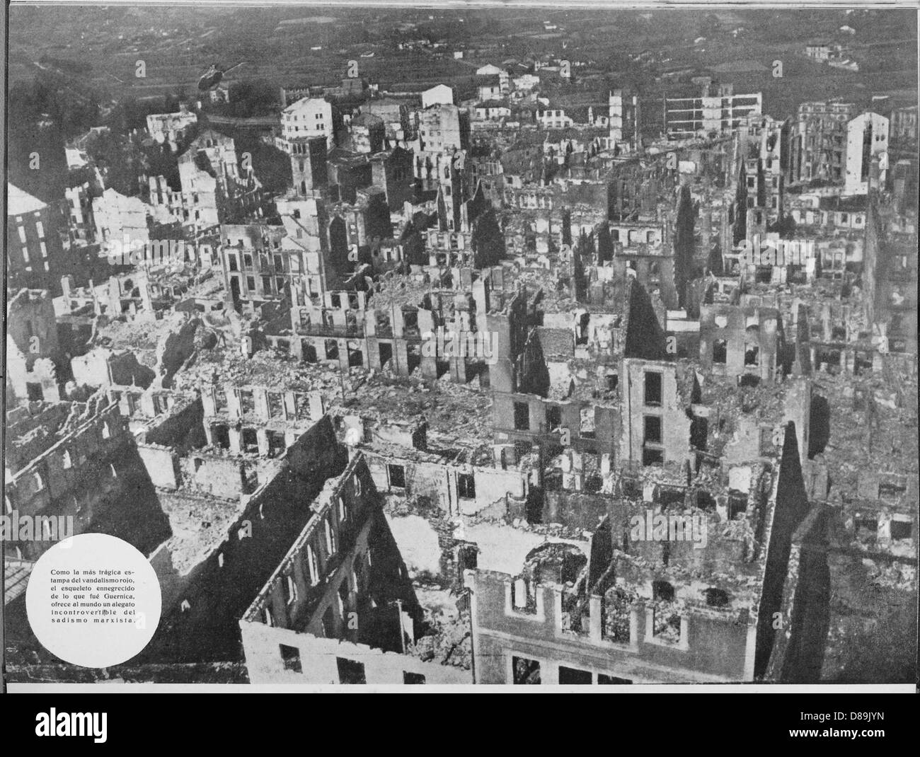 Destruction Of Guernica Stock Photo
