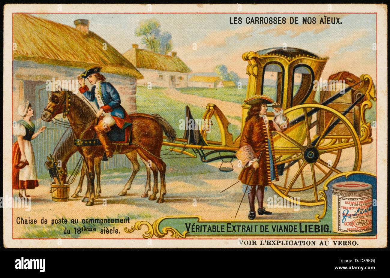 Post Chaise Stock Photo Alamy